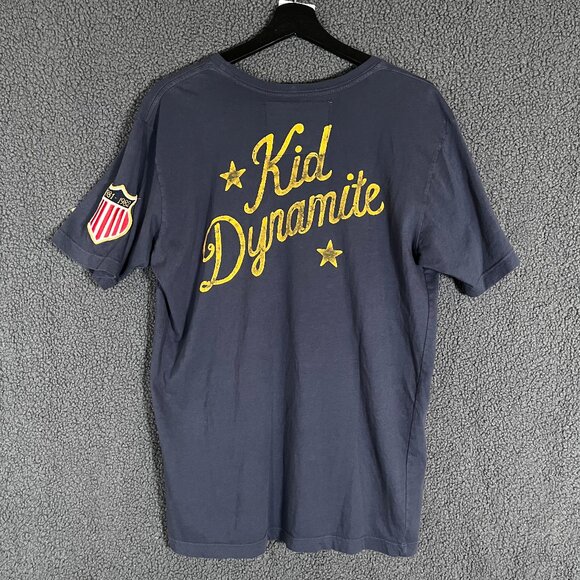 Roots of Fight Mike Tyson Kid Dynamite T Shirt - Men's Size L - Blue - Picture 2 of 8